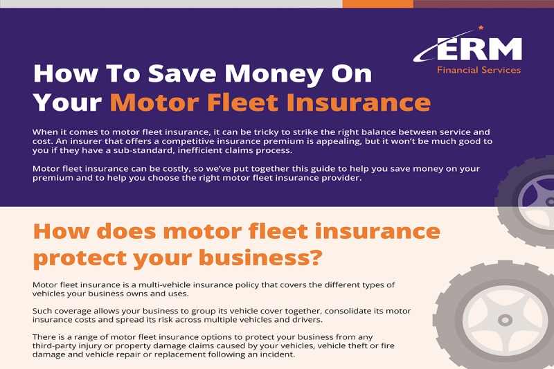 How To Save Money On Your Motor Fleet Insurance (Infographic)