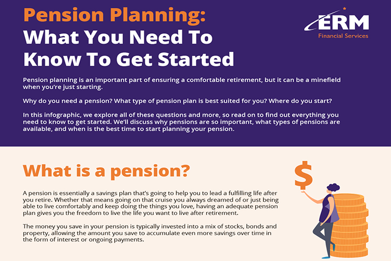 Pension Planning: What You Need To Know To Get Started (Infographic)