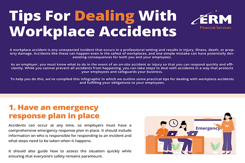 Tips For Dealing With Workplace Accidents (Infographic)